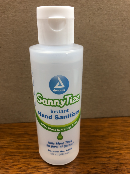 4oz HAND SANITIZER 70% alcohol  96/case