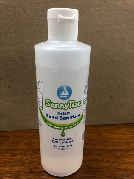 8oz HAND SANITIZER 70% alcohol 48/case