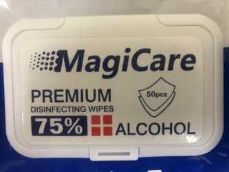 ALCOHOL DISINFECTING WIPES 75%  60 wipes/ package