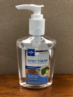 Instant Hand Sanitizer 8 Oz (12/case)  Spectrum