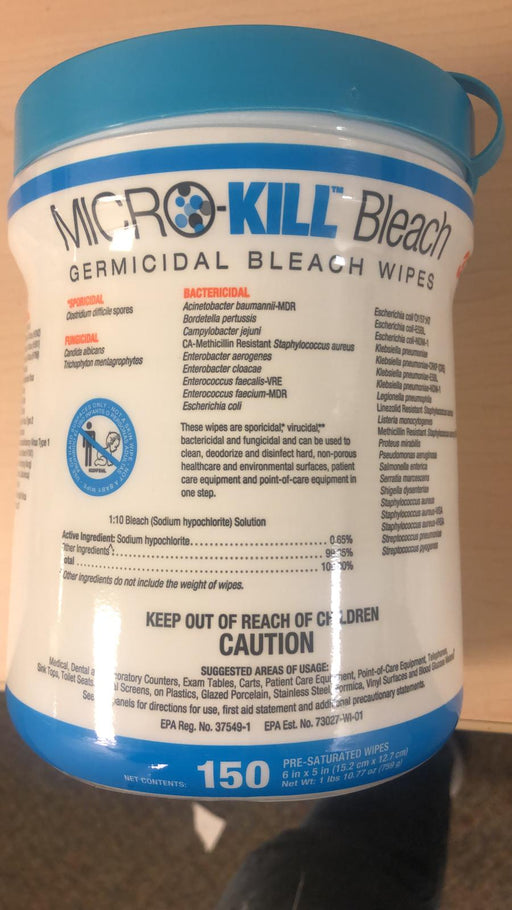 Micro-Kill Germicidal Bleach Wipes