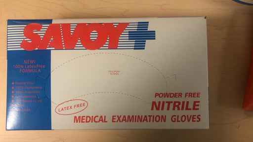NITRILE Powder Free Medical Examination Gloves (1bx/100 gloves)