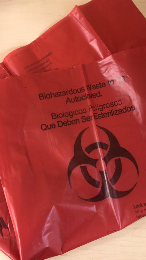 Biohazard Waste Bag 25"X30" (200/case)