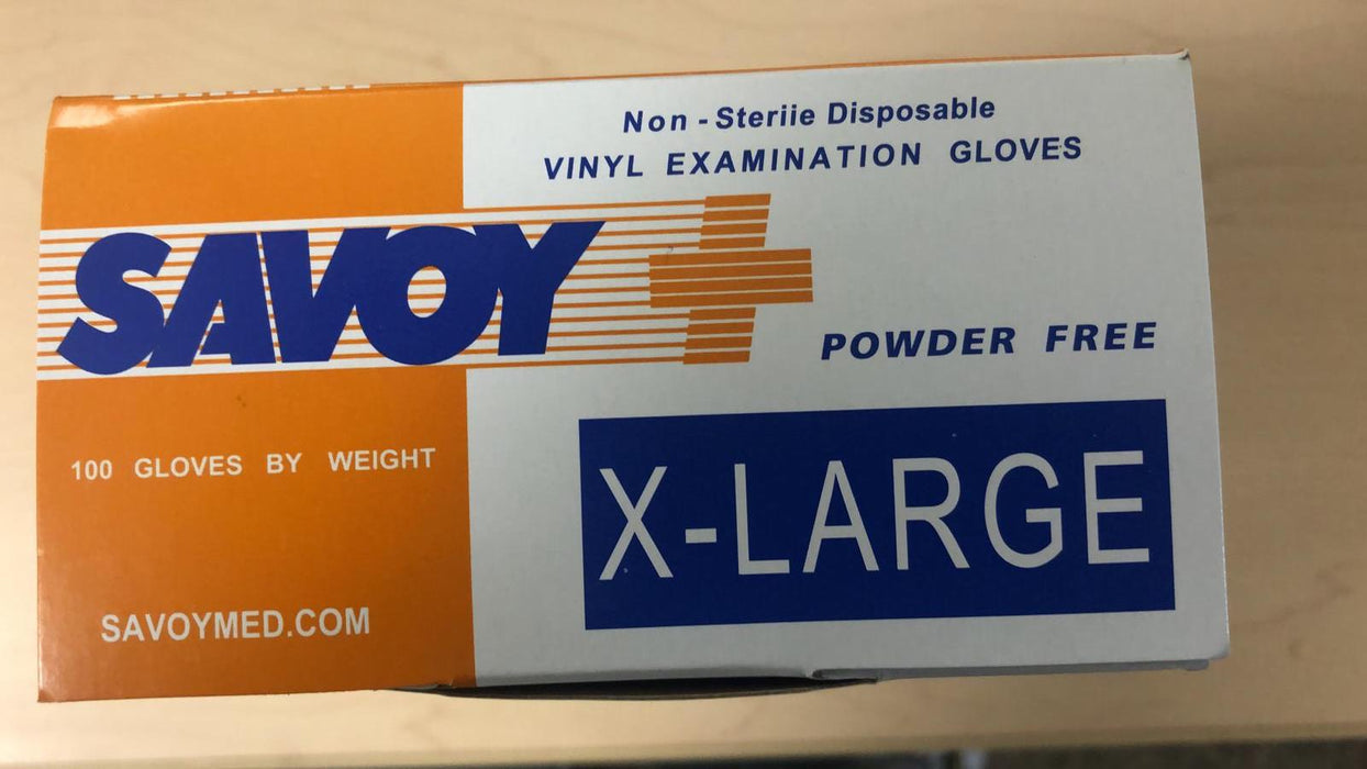 Savoy Synthetic  Powder-Free exam Gloves (100 gloves /box
